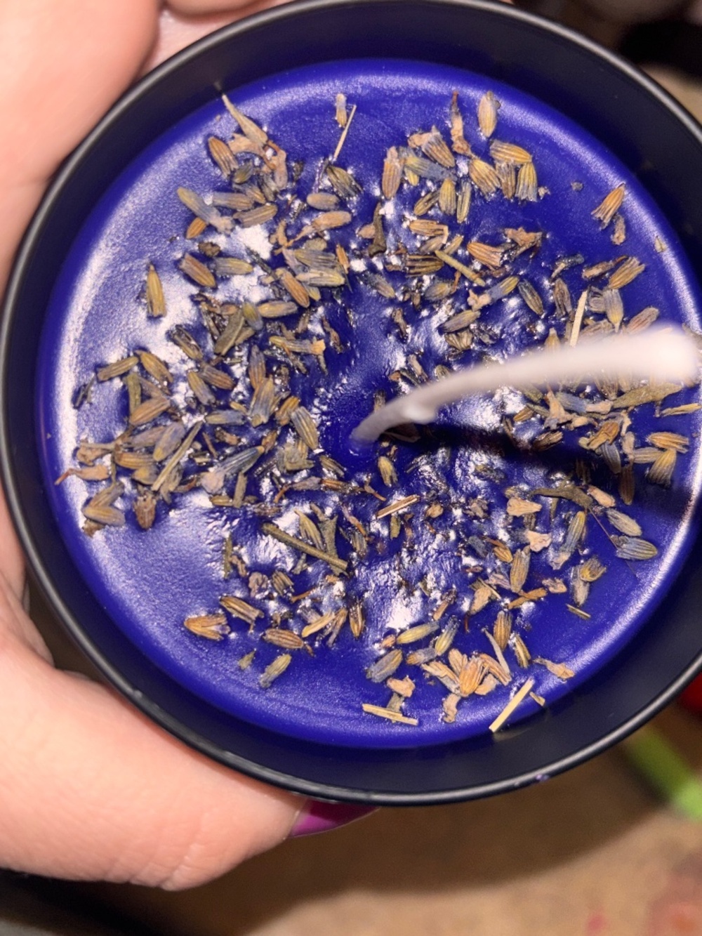 Lavender bomb soy candle